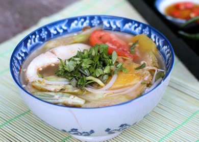 Canh chua cá lóc vị quê hương