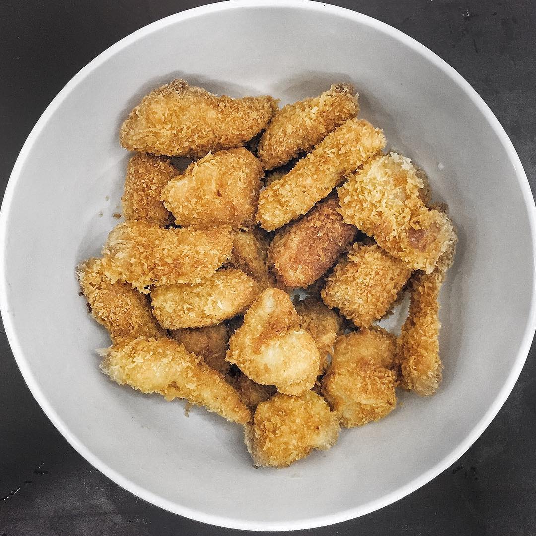 Deep-fried basa fish