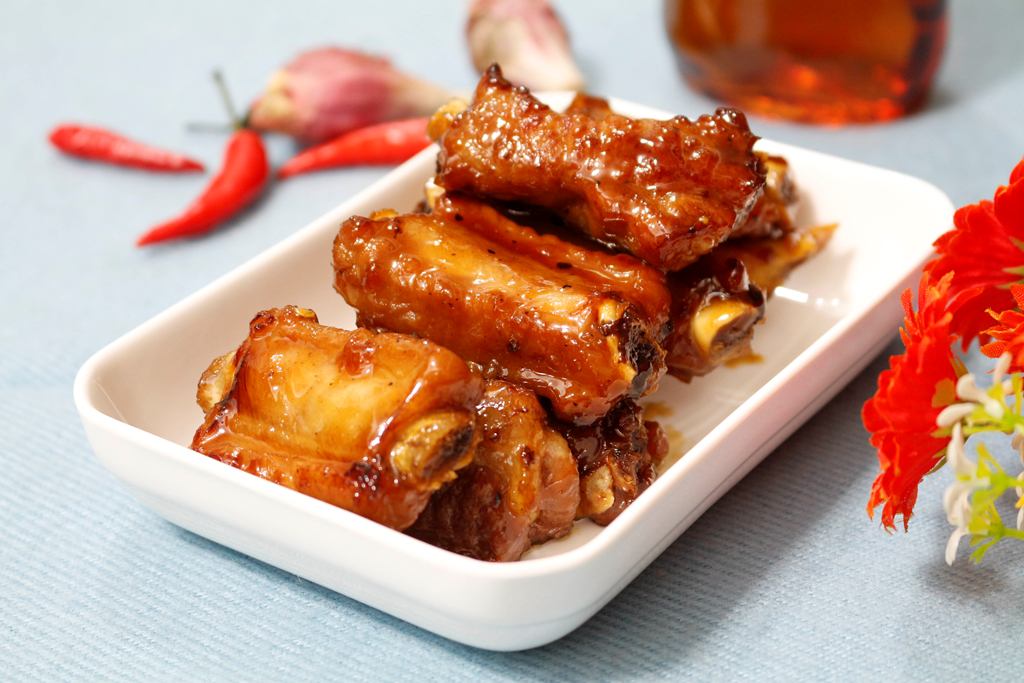 Sườn non rim mật ong