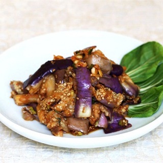 Cà tím hấp kiểu hàn