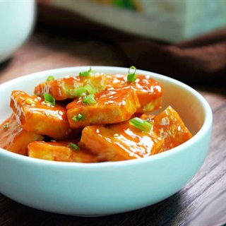 Đậu hũ sốt chua ngọt