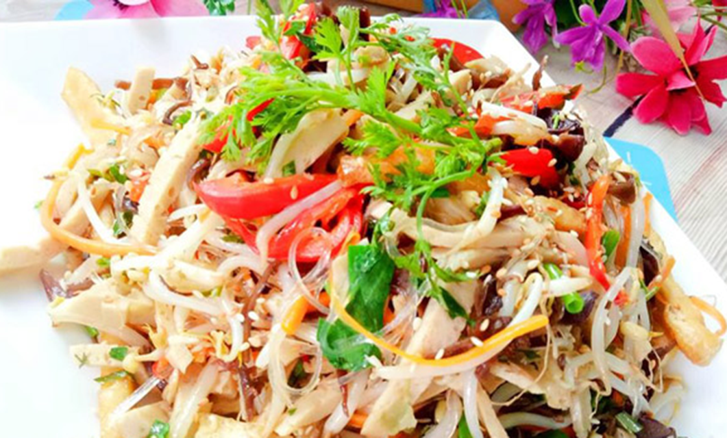 Miến xào giò chay