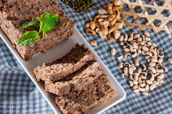 Pate chay nấm, bột đậu chay