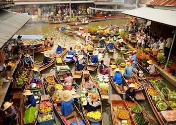 Đi tour chợ nổi Khlong Lat Mayom Bangkok thưởng thức món ngon đặc biệt