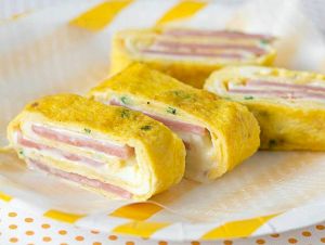 Trứng cuộn Jambon nhiều lớp