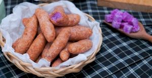 Khoai mỡ chiên giòn dai tại nhà
