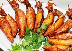 Mực chiên nước mắm giòn tan
