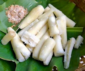 Khoai mì hấp sữa